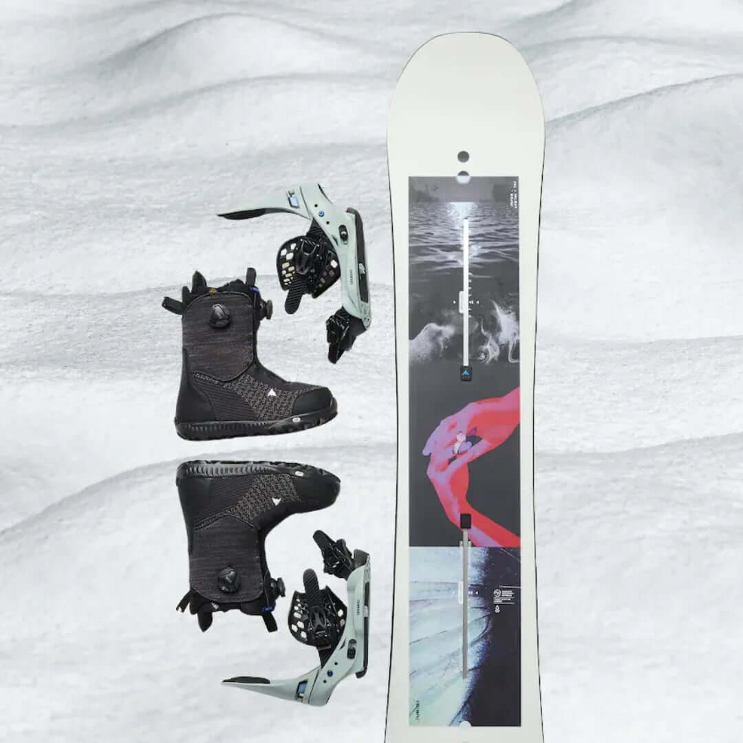 Alquiler Esquis Gstaad - SnowBoard / Principiante / Equipo Completo -CaranvaSports - temporada 2026