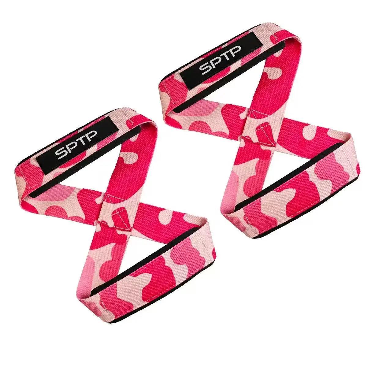 Straps Gym Figura 8 — Muñequeras Agarre Halterofilia y Crossfit