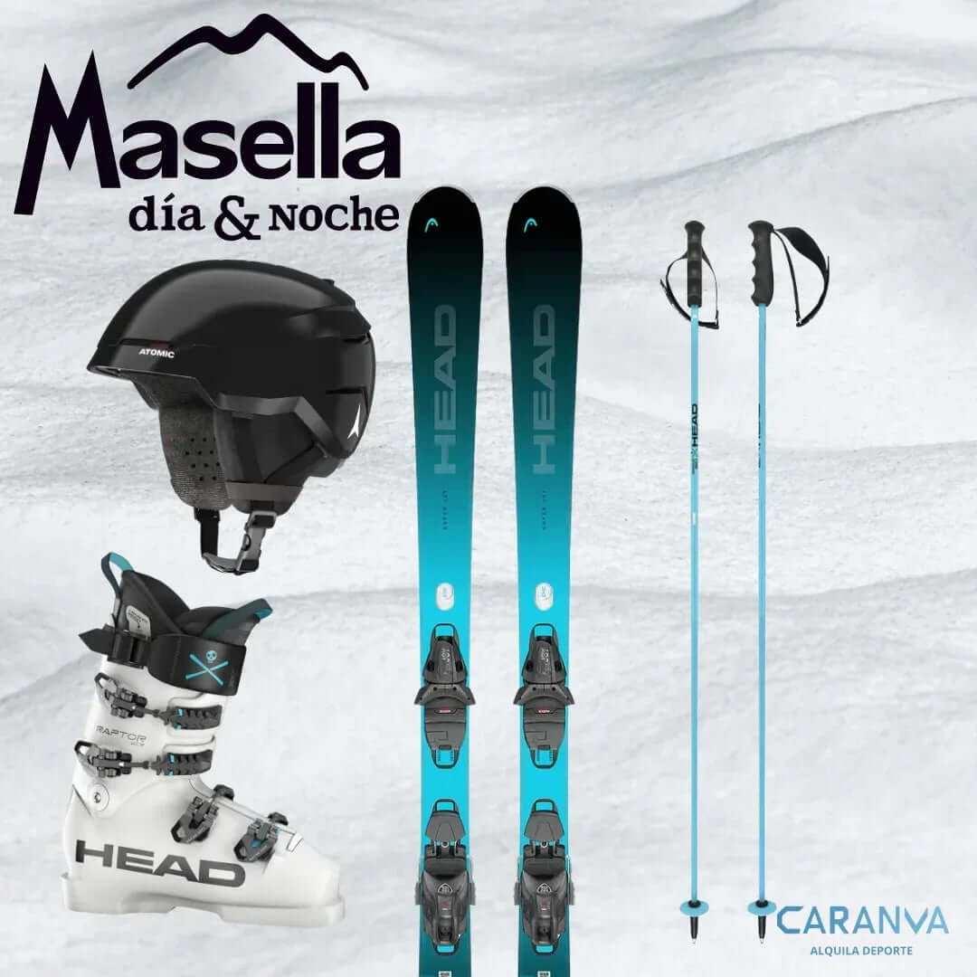 Alquiler Esquís Masella - Esquí / Bronce / Equipo Completo -CaranvaSports - temporada 2026