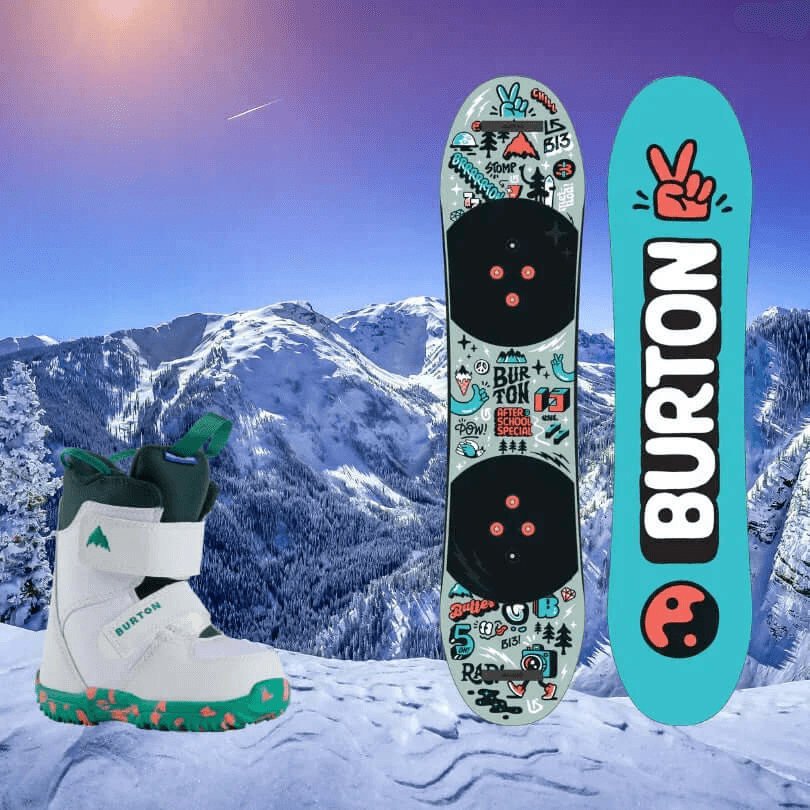 Alquiler de esquís Nevados de Chillán - SnowBoard / Niños / Equipo Completo -CaranvaSports - temporada 2026