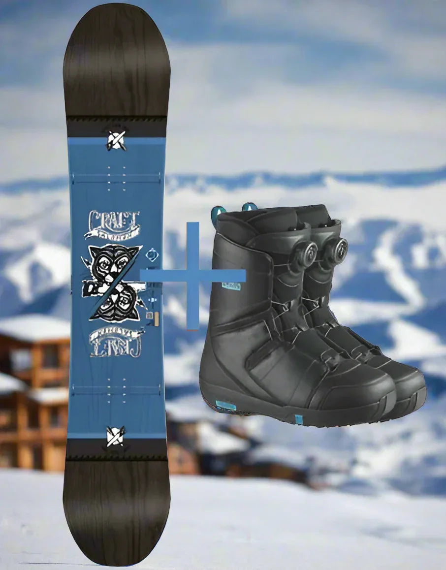 Alquiler Esquís Valle Nevado Chile - SnowBoard / Intermedio / Equipo Completo -CaranvaSports - temporada 2026