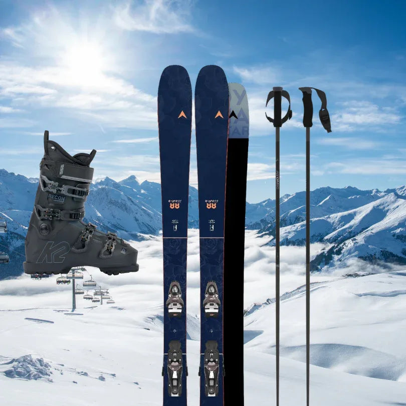 Alquiler de esquís Nevados de Chillán - Esquí / Intermedio / Equipo Completo - Caranva