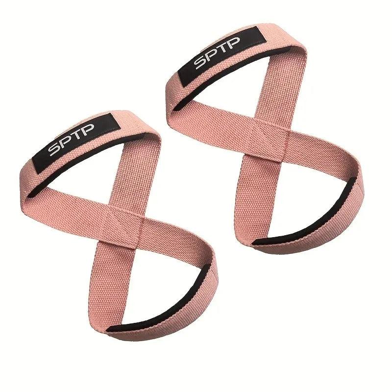 Straps Gym Figura 8 — Muñequeras Agarre Halterofilia y Crossfit