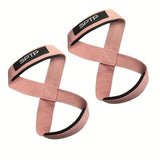 Straps Gym Figura 8 — Muñequeras Agarre Halterofilia y Crossfit