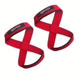 Straps Gym Figura 8 — Muñequeras Agarre Halterofilia y Crossfit