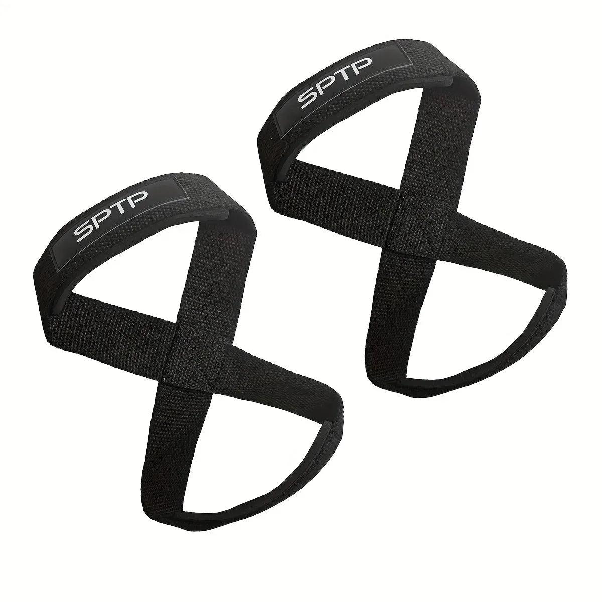 Straps Gym Figura 8 — Muñequeras Agarre Halterofilia y Crossfit