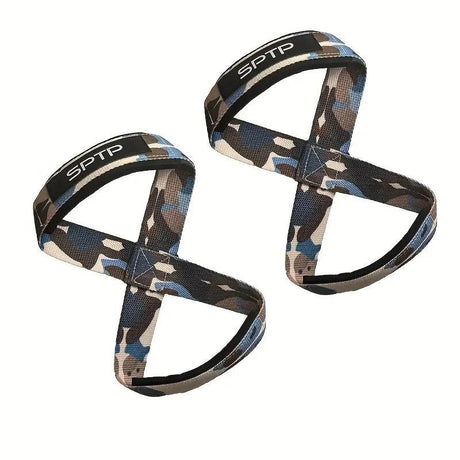 Straps Gym Figura 8 — Muñequeras Agarre Halterofilia y Crossfit