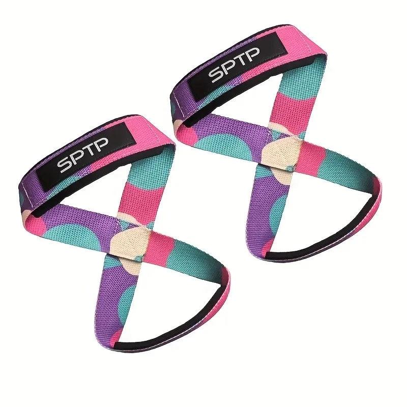 Straps Gym Figura 8 — Muñequeras Agarre Halterofilia y Crossfit