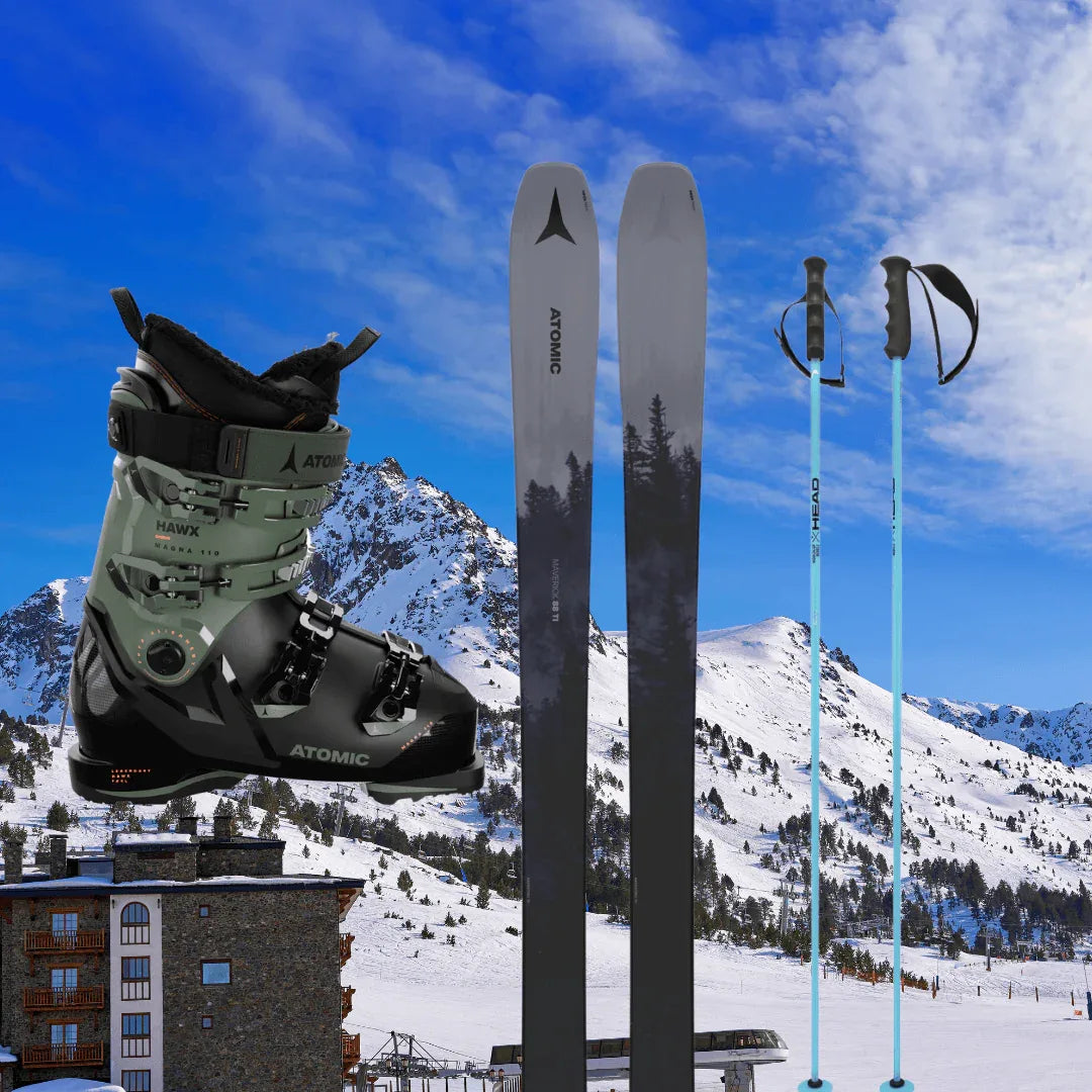 Alquiler Esquís Encamp, Andorra - Esquí / Principiante / Completo - Caranva