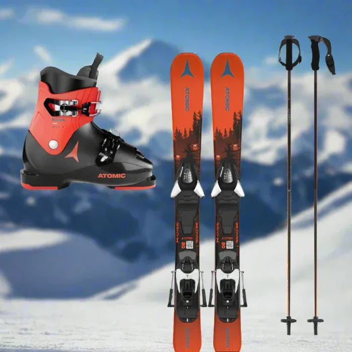 Alquiler Esquis Manzaneda - Niños hasta 12 Años / Esquí / Con Botas - Caranva