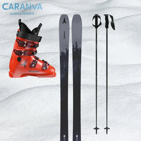 Alquiler Esquis Manzaneda - Adultos / Esquí / Con Botas - Caranva
