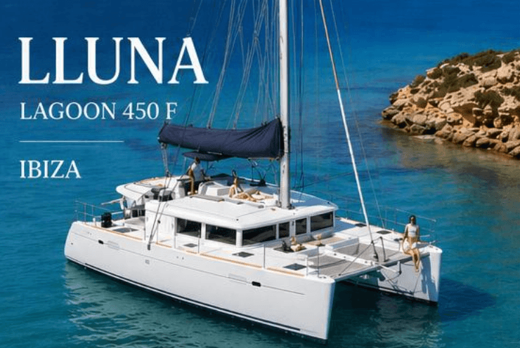 Alquiler Catamarán Lluna — Lagoon 450 F Ibiza